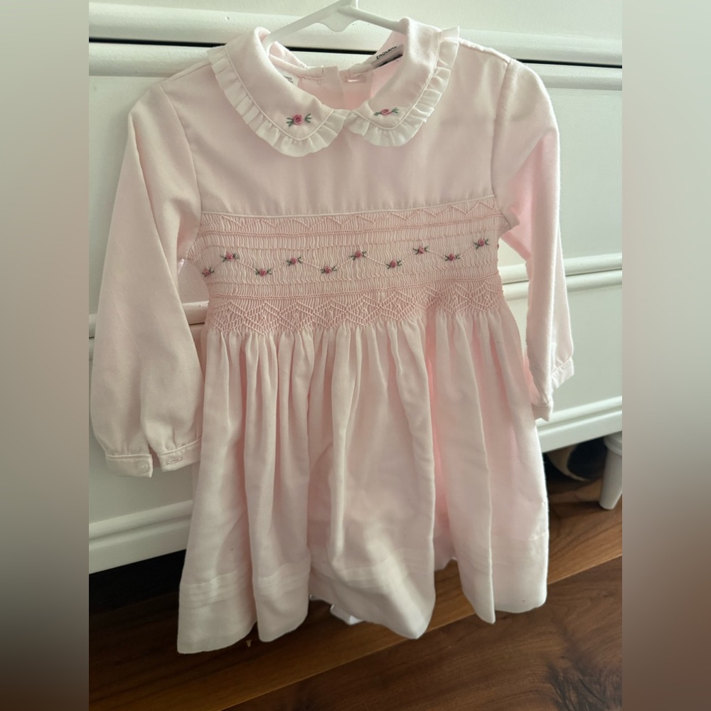 Sara Louise Classic Smocked Kids Dress